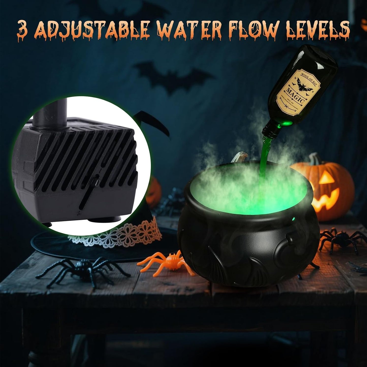  Witches Cauldron Floating Potion Set 